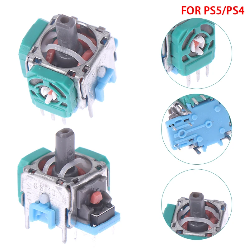 

3D Analog Joystick Thumb Stick Replacement Repair Part Sensor Module Potentiometer For Sony PlayStation 5 4 PS5 PS4 Controller