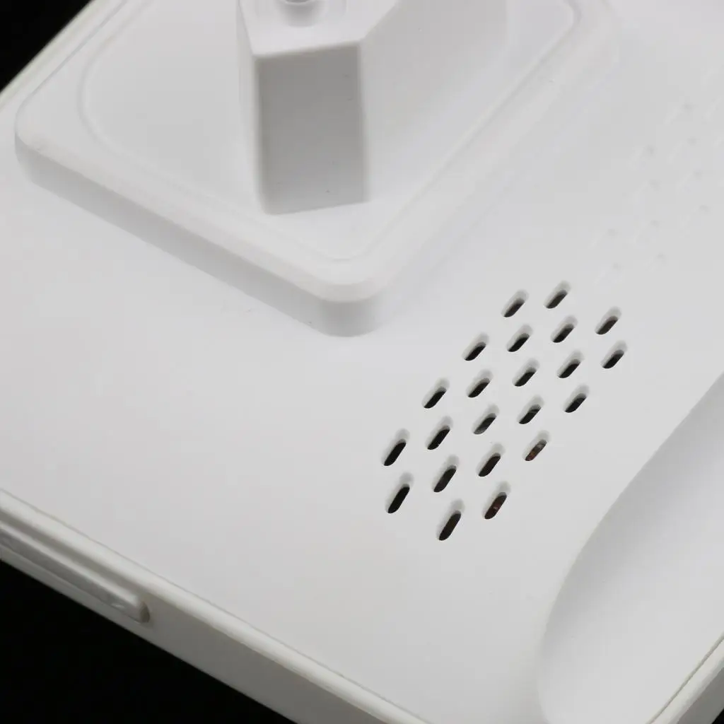 

White Portable Wireless Caregiver Pager Alert With Call Button Kit EU Plug