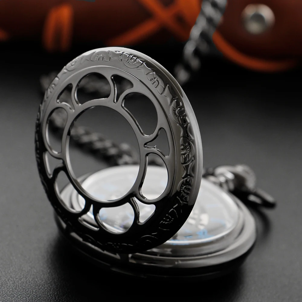 High Quality Mechanical Pocket Watch Special Hollow Design Unisex Necklace Timing Pendant Men's and Women's Pocket Watch Gifts