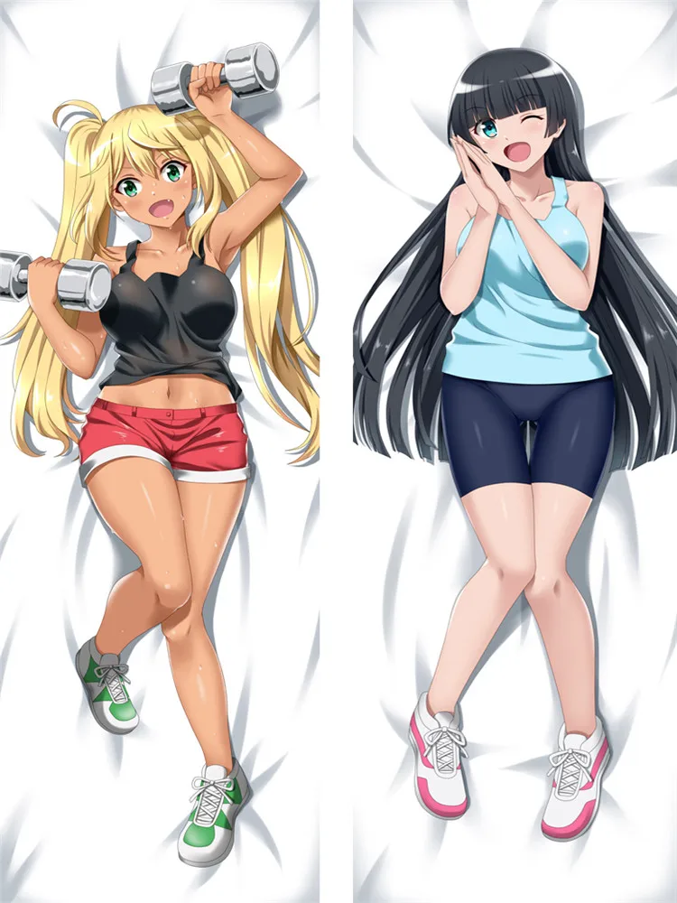 Подушка Dakimakura наволочка с аниме для обнимающей подушки тела |