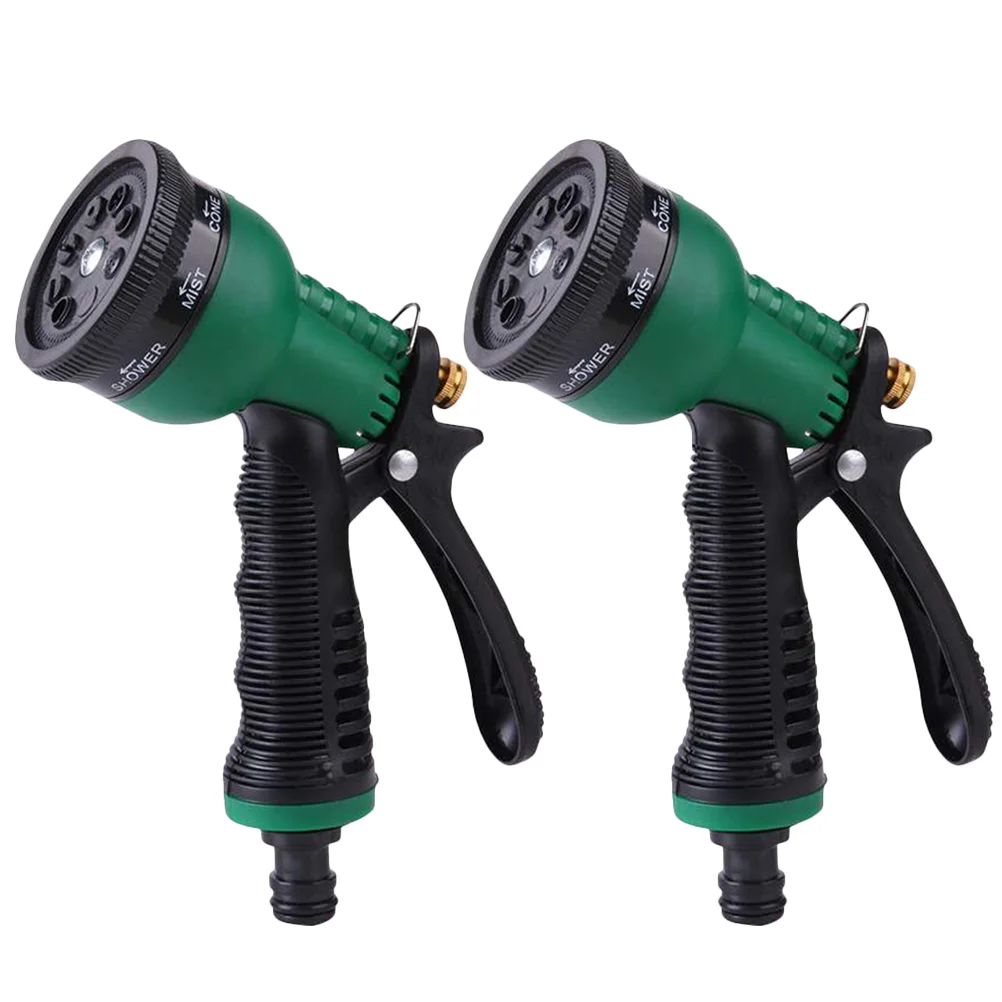 

2 Pcs Car Sprinkler Hose Head Nozzle Cleaning Shampoo Sprayer Water Flower Household