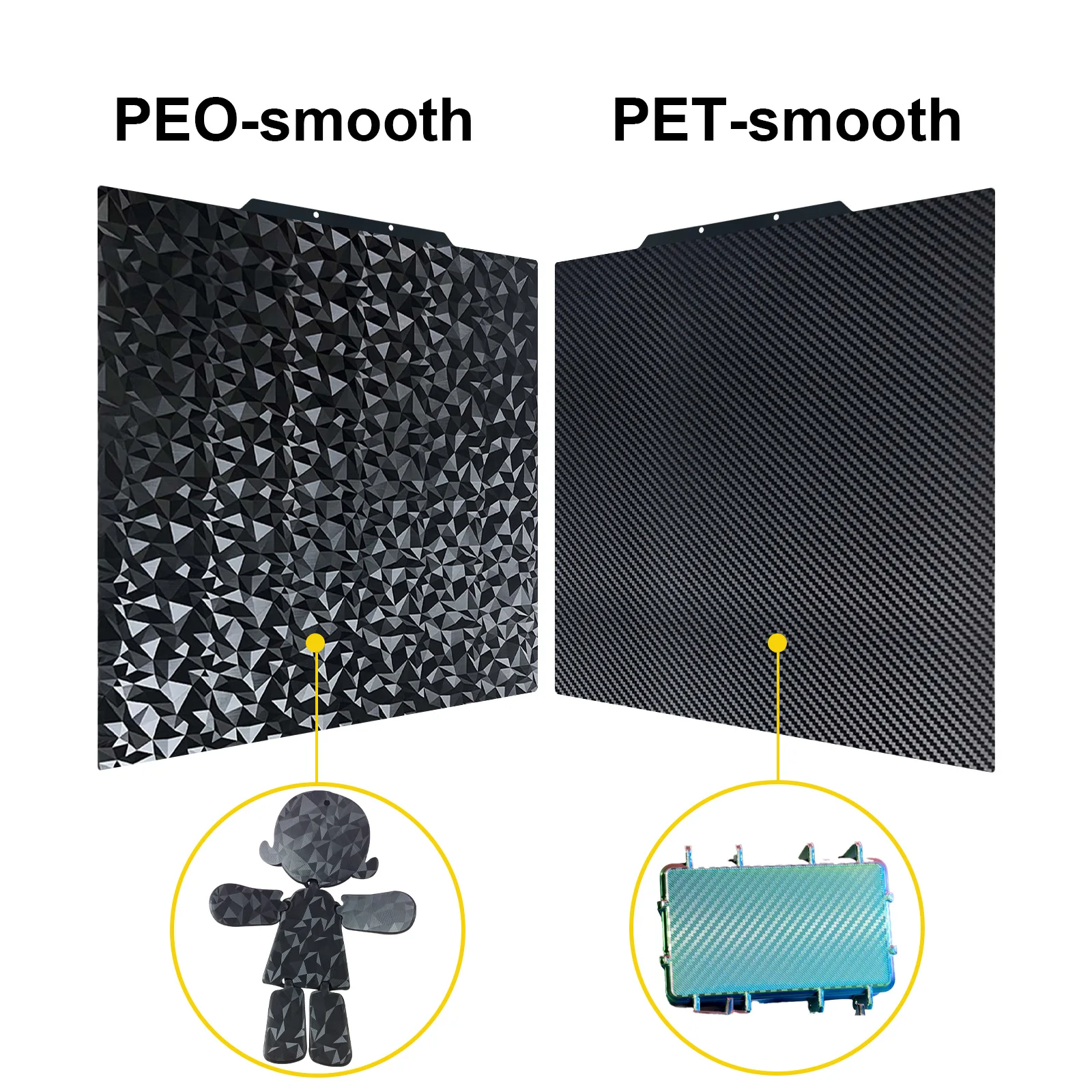 Усиленный тепловой стол PEI PEO PET для Anycubic kobra 2 Max 430x430 мм строительная пластина