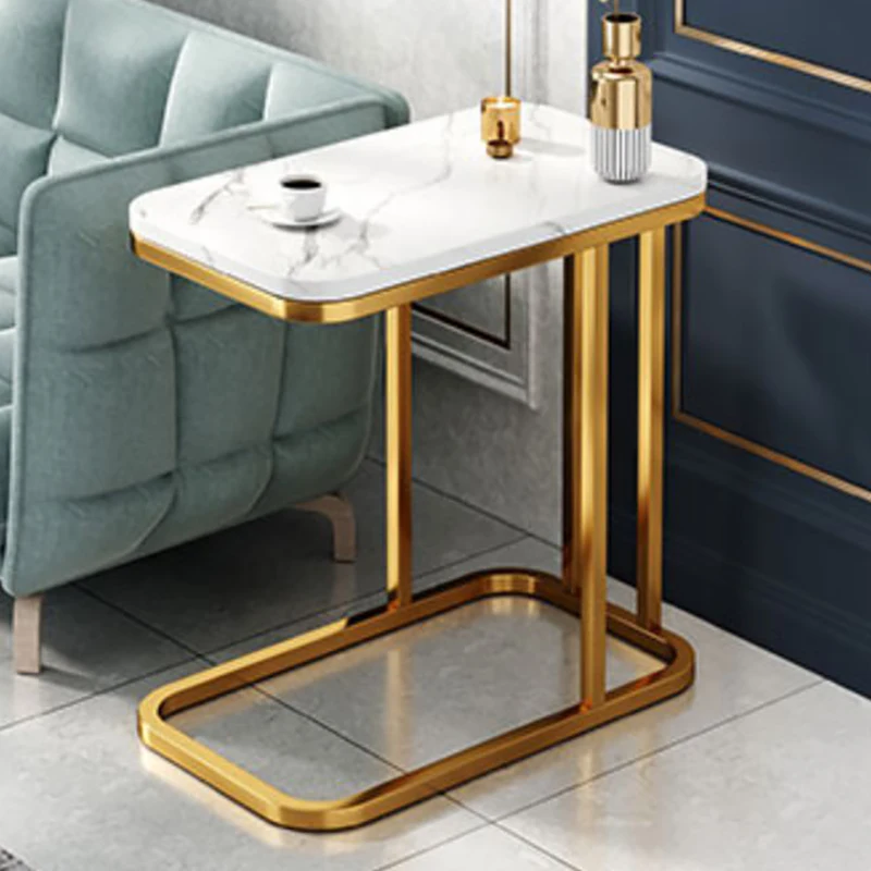 

Gold Legs Coffee Tables Luxury Aesthetic Rectangle Waterproof Standing Coffee Table Organizer Bedroom Muebles Table Furniture