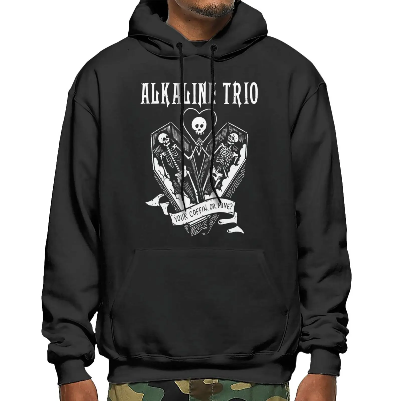 

Authentic Alkaline Trio Your Coffin Hoodie Hoody Women Hooded Sweater Sweatshirt With Hood Tracksuit Anime Cosplay Sweatshirts