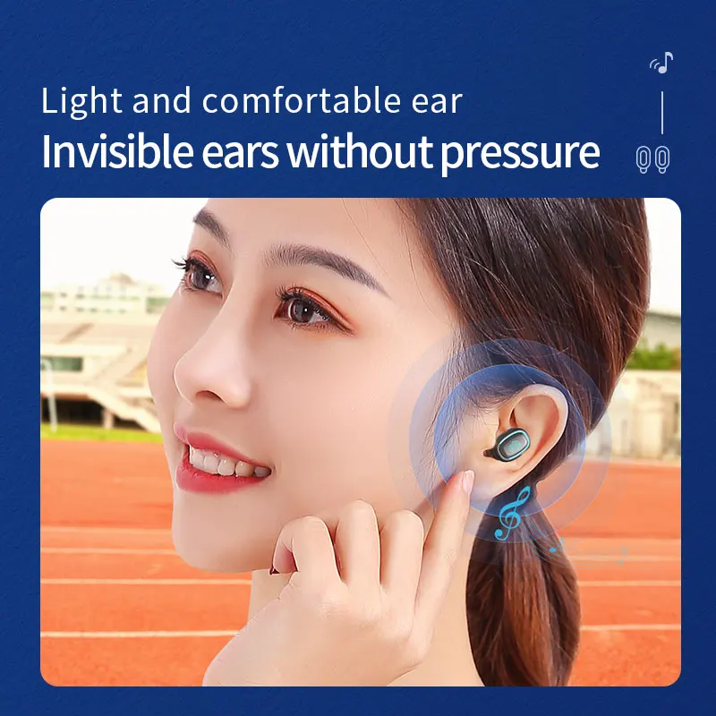 Наушники YAMIZOO C1 TWS Bluetooth 5 0 беспроводные наушники с микрофоном Спортивная