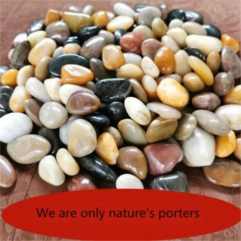 1KG Cobblestone Paving Courtyard Landscaping Natural Size Stone Rain Flower Stone Original Stone Goose Soft Warm Stone
