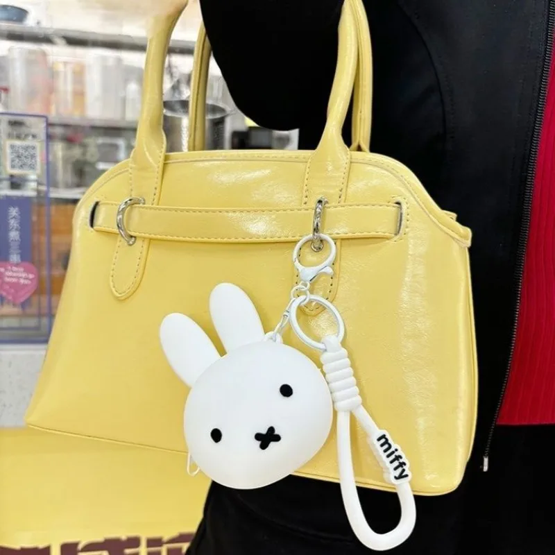 Miffy Kawaii аниме натуральный кролик силиконовый мультфильм милые мини-наушники пара кулон ключ наушники сумка для хранения монет Рождество (art.: 3920d3e23dc75) - 3920d3e23dc75