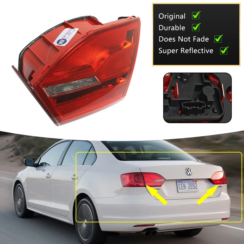 Для Volkswagen VW Jetta 2012 2013 2014 5C6945095 5C6945096 5C6945093 5C6945094 задний стоп-сигнал поворота