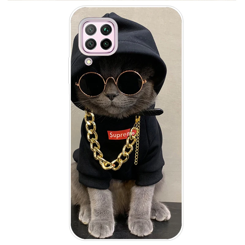 Чехол для Huawei P40 Lite чехол Nova 7i бампер P40Lite противоударный силиконовый задней