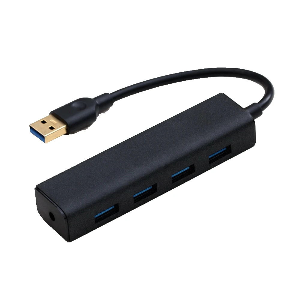 

4-портовый концентратор USB 3,0, высокоскоростная и стабильная док-станция от одного до четырех