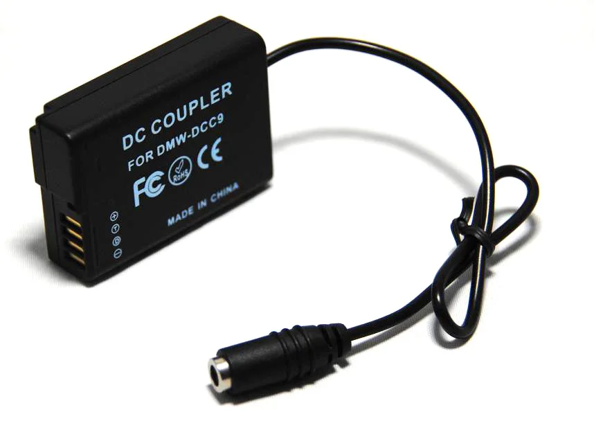 Адаптер питания для Panasonic Lumix DMW-BLD10 DMC GF2 G3K G3R G3T G3W G3EGK