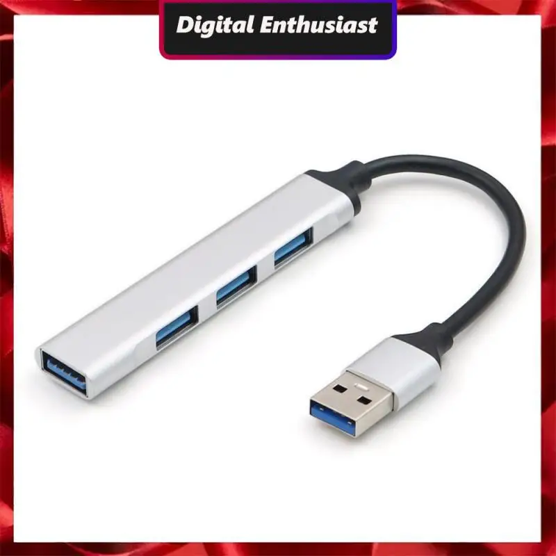 

No Interference No External Power Supply Aluminum Alloy Splitter Stable Transmission Without Disconnection Hub Docking Station