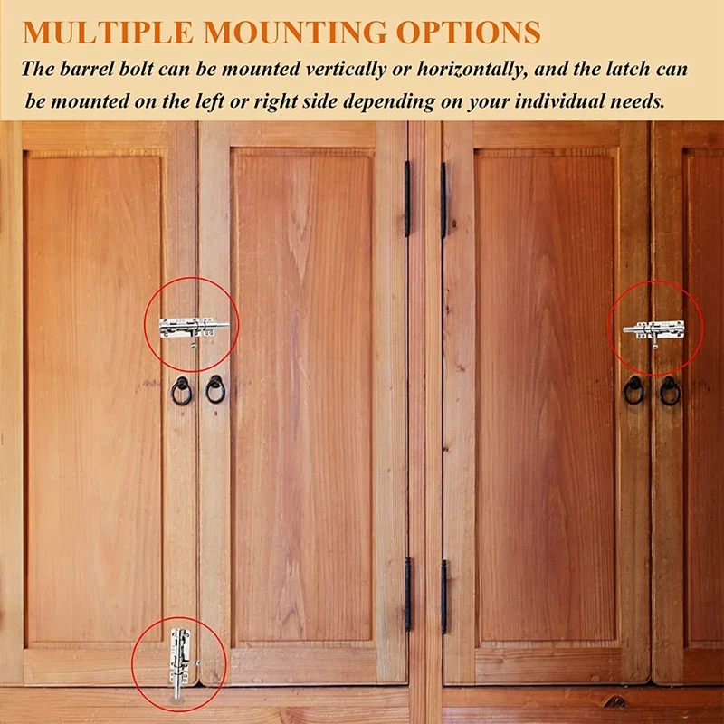 Скользящий болт защелка ствола сверхмощный дверной замок безопасности