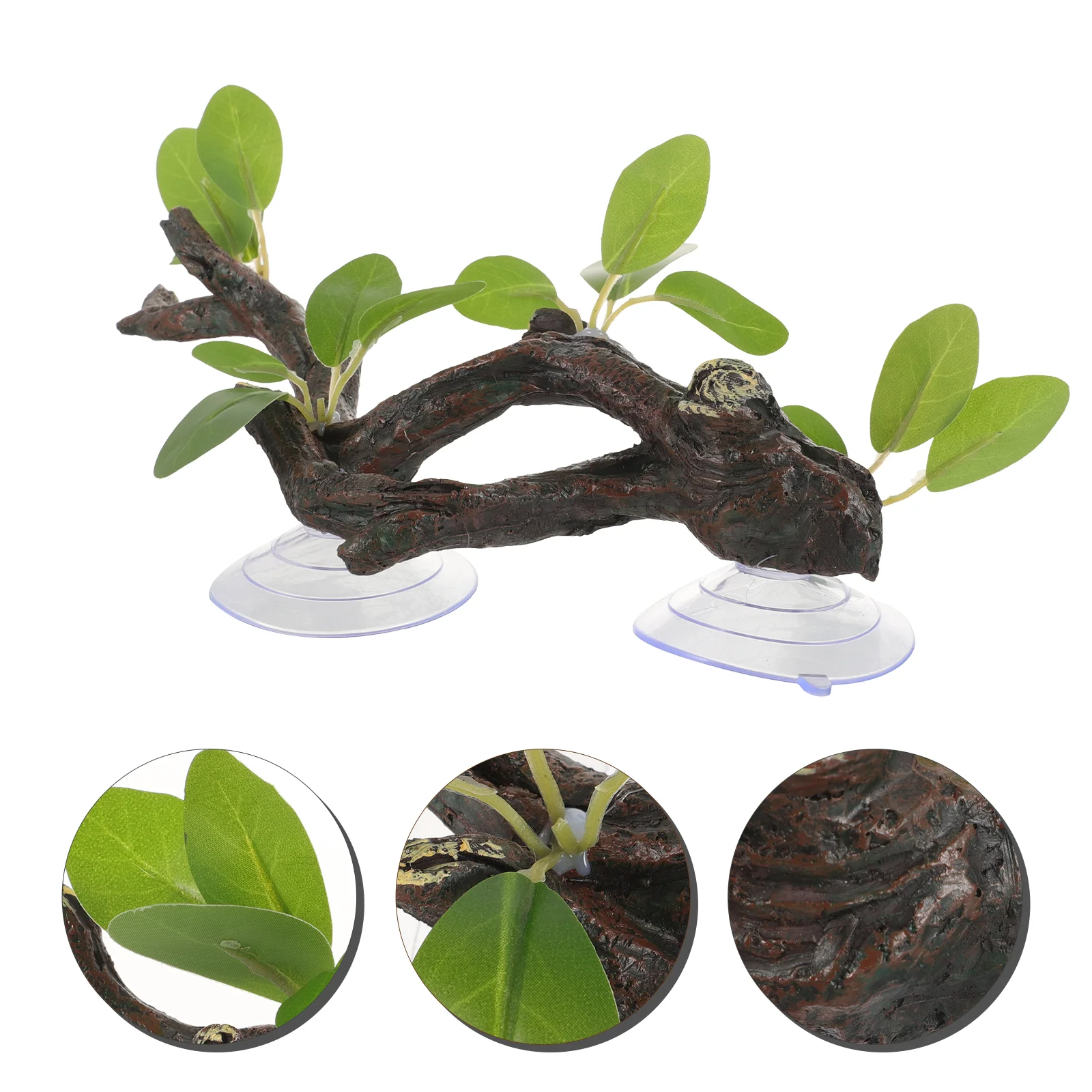 Имитация ветвей смолы аксессуары для аквариума-лягушки контейнер животных