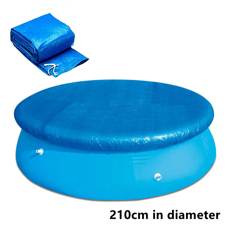

Swimming Pool Cover Tarpaulin Solar Swimming Pool Protection Cover Heat Insulation Film Rainproof Dust Cover Pool Accessories