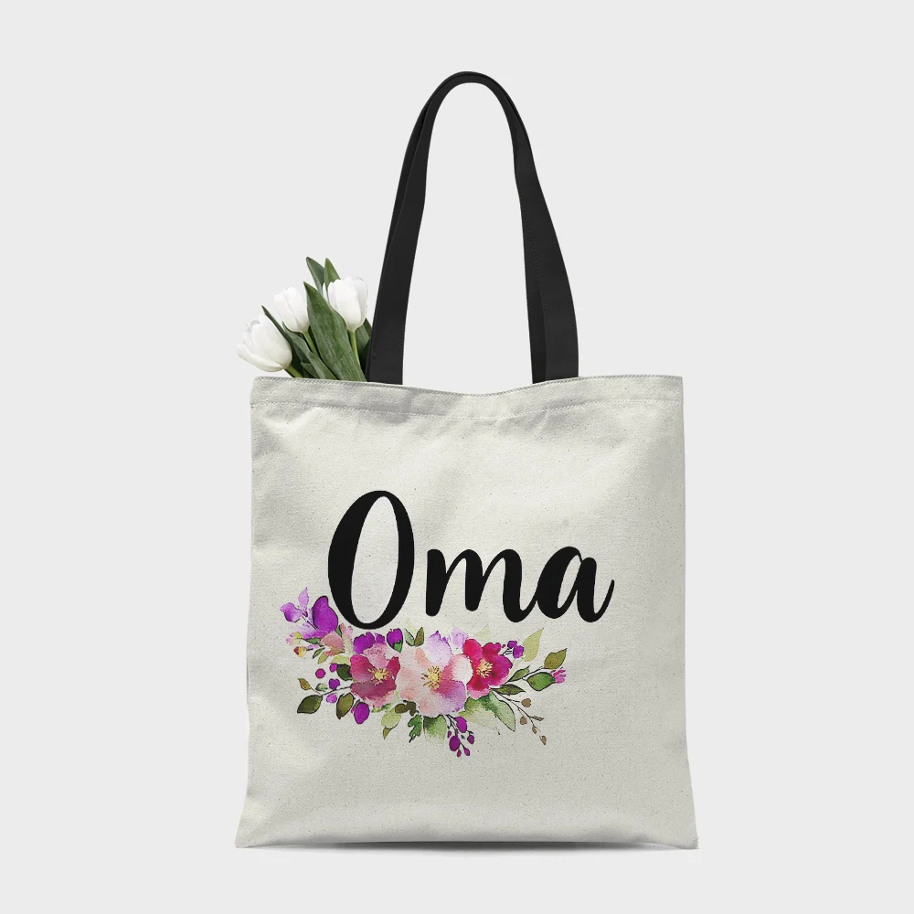 1 шт. подарок Ома на день рождения бабушки многоразовая большая сумка модная для