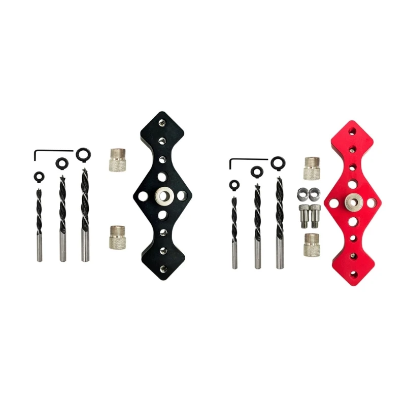 

Drill Guide 6 8 10mm Pin Fixture Hole Drill Bit Set Woodworking Tools Dropship