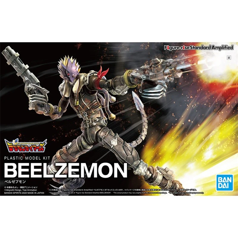 -rise Digimon Adventure Beelzemon Assembly Plastic Model Kit Action Toy Figures Christmas Gifts