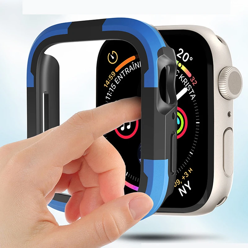 Cover For Apple Watch Ultra 49mm Case Hard PC Protective Cover Hollow Frame Bumper 44MM For Apple Watch Series 8 7 6 5 41mm 45mm