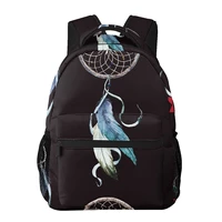female backpack dreamcatcher boho watercolor women backpack college school bagpack travel shoulder bags for teenage girls