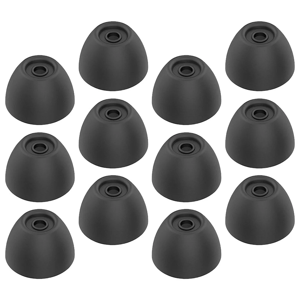 

12 Pcs Earplugs Silicon Ear Plugs Video Earbuds Tip Earphone Headphone Accessories Silica Gel Rubber Earbud Tip