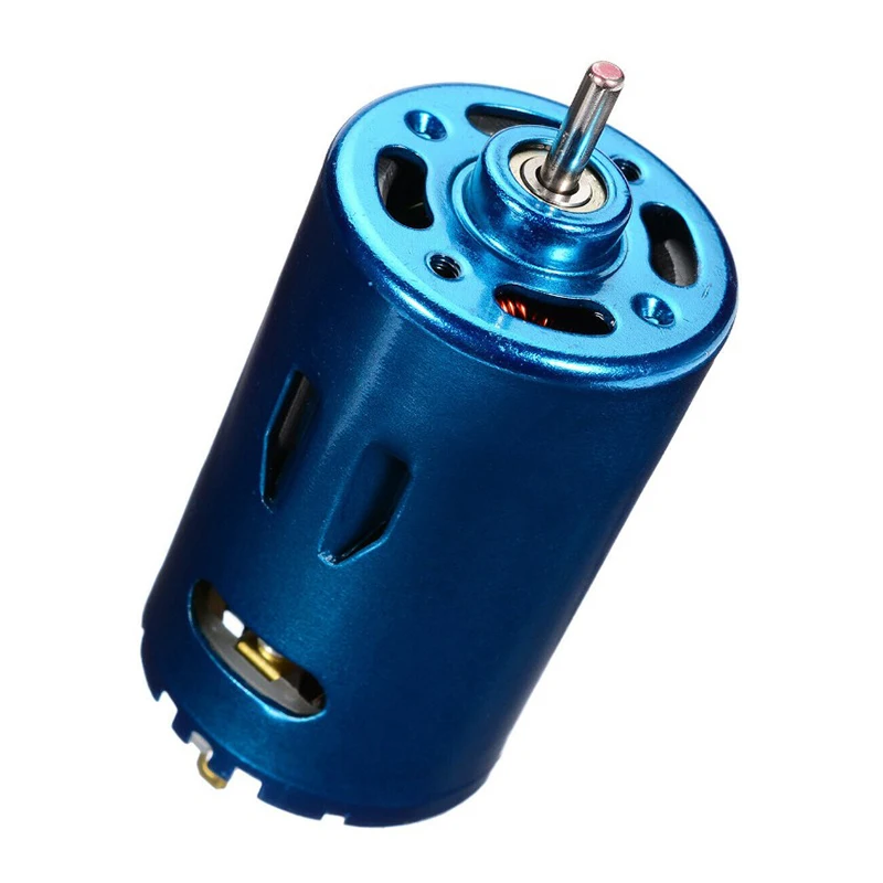

RS-550 Motor DC 12V 24V 30000RPM High Speed Large Torque RC Car Boat Model DIY Blue