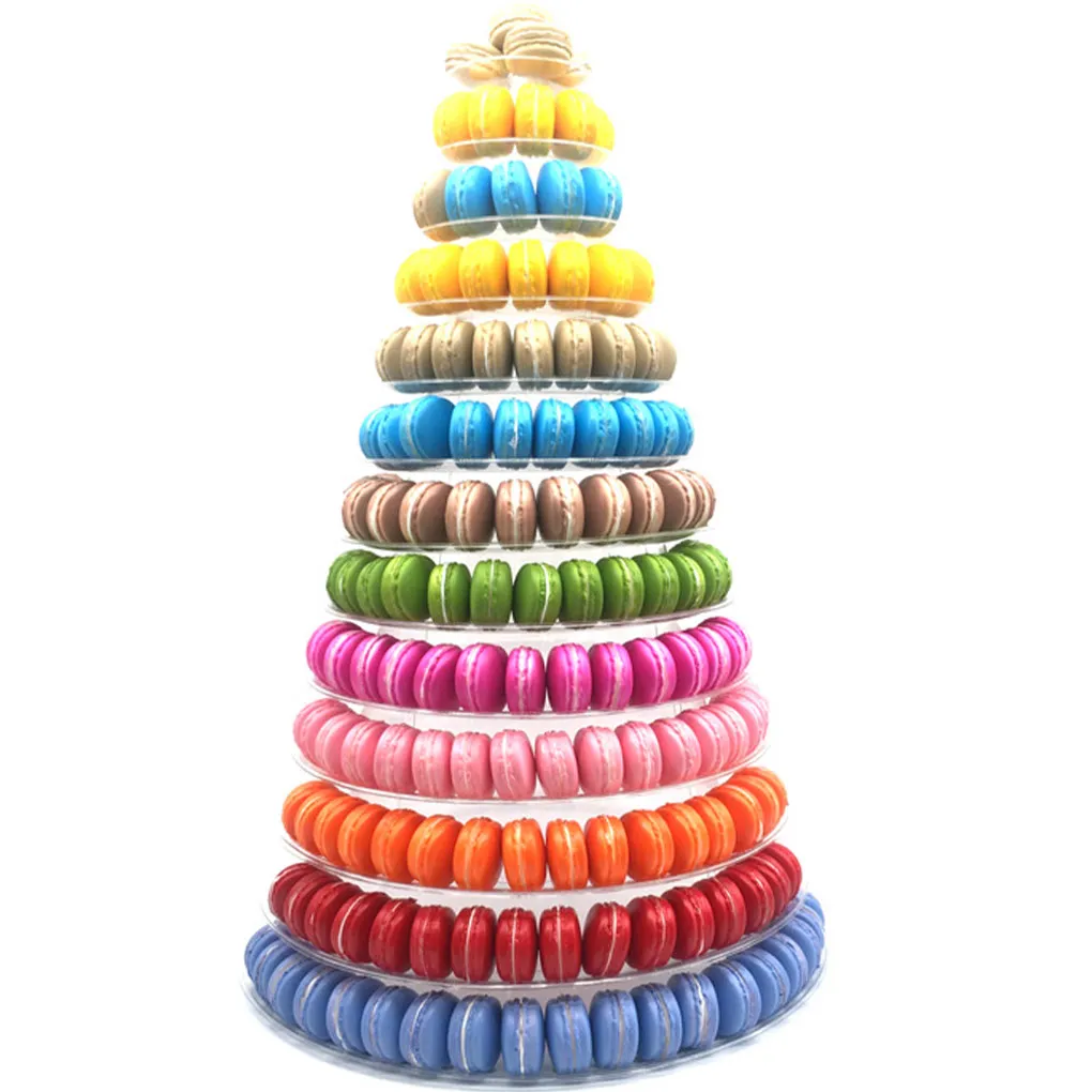 

13 Tiers Macaron Display Stand Cupcake Holder Cake Stands Desserts Ornaments Rack Birthday Wedding Events Party Decorating Shelf