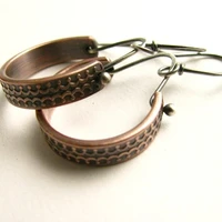 vintage punk half round handmade engraved pattern earrings for women new fashion creative geometric dangle earrings jewelry
