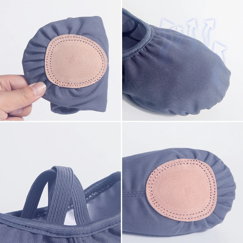 Кроссовки для танцев Allet взрослых детей женщин и девочек балетки растягивающаяся