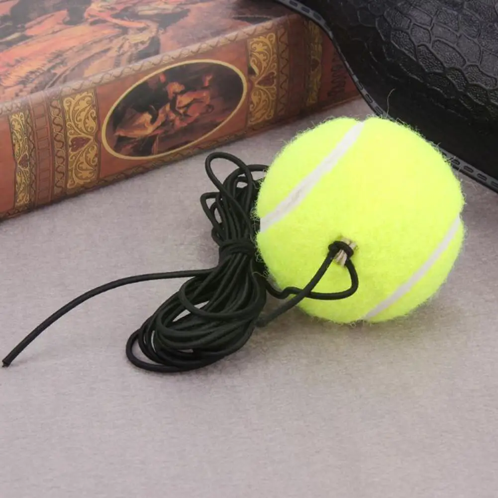 

Professional Tennis Training Ball With Elastic Rope Tennis Balls With Portable String Ball Practice Train Rebound D8l9