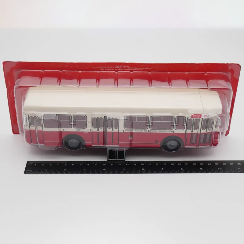 Литая в масштабе 1:43 модель автомобиля Berliet PCM-U 1965 Bus из сплава Готовая коллекция
