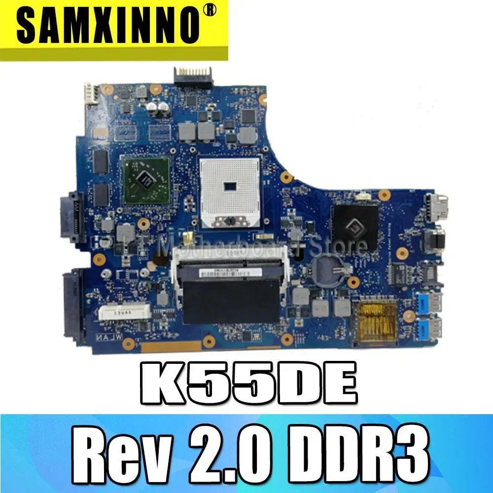 

For Asus A55DR K55DR Motherboard K55DE Rev 2.0 DDR3 with graphic card test good