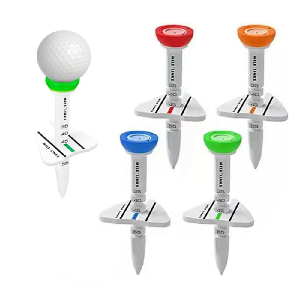 

1/4PCS Golf Tees Accessories Step Down Golf Ball Holder Golf Ball Nail Outdoor Golf Height Adjusted Double Tee Dropship