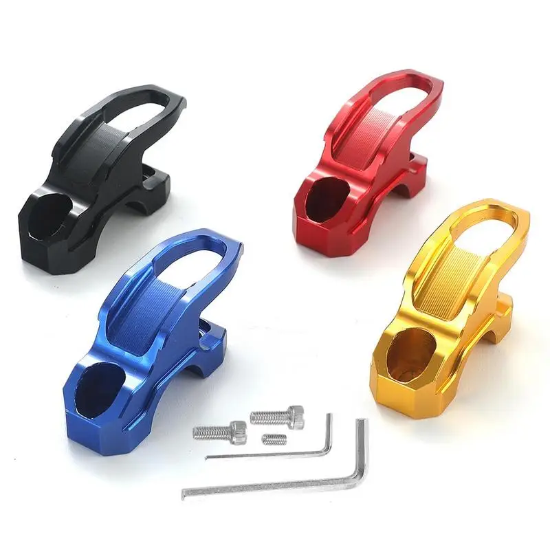 

Motorcycle New Aluminum Alloy Hook Front Refit Faucet Handlebar Storage Brake Pump E-bike Luggage Bag Hanger Accessories