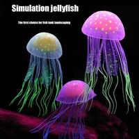 fish tank landscaping decoration small ornaments simulation jellyfish fluorescent fish luminous jellyfish soft jellyfish