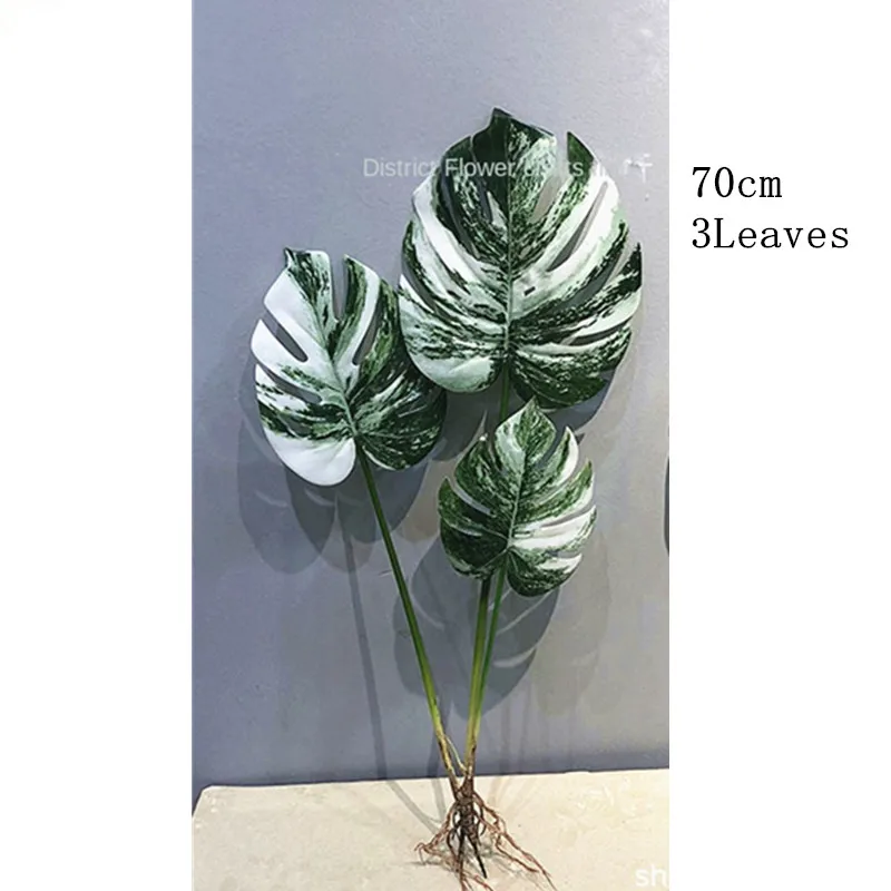 

EQIANAO Искусственные монстеры из пластика 88 см зелёные