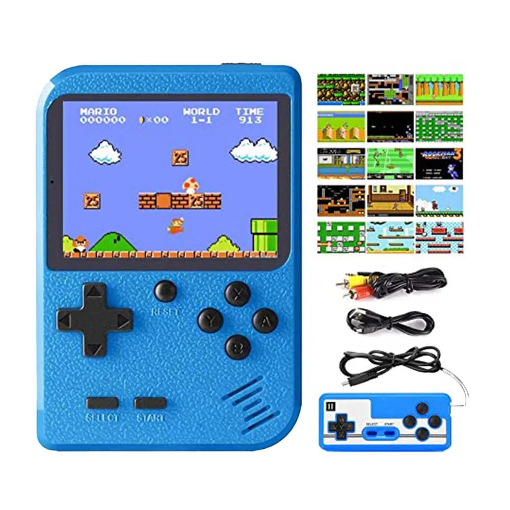 

New retro mini FC nostalgic SUP400 one-in-one game handheld children's game console singles doubles toys children's gifts