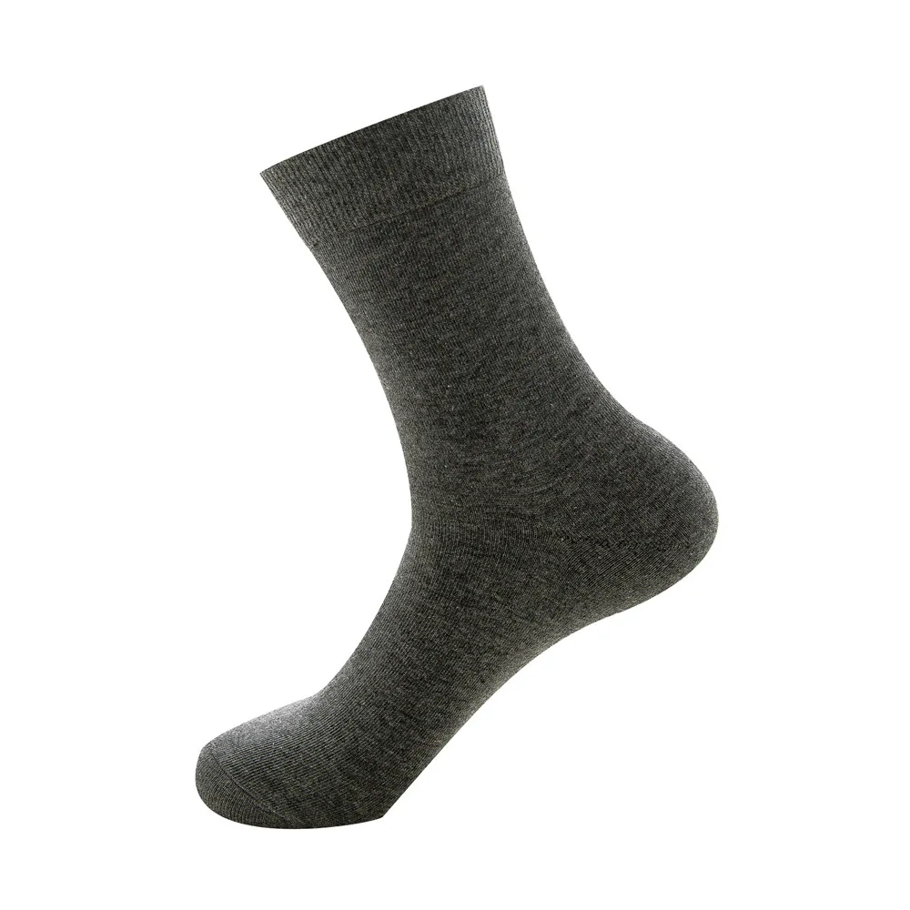 5 Pairs Foundation Thigh High Socks Men Cotton Stockings Unisex Solid Color Spring Autumn Long Socks Woman Plus Size Happy Socks