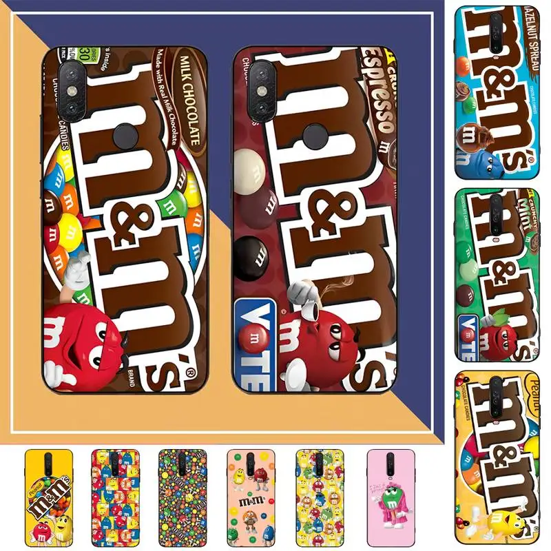 

Cute Cartoon Chocolate Brand Phone Case for Redmi Note 8 7 9 4 6 pro max T X 5A 3 10 lite pro