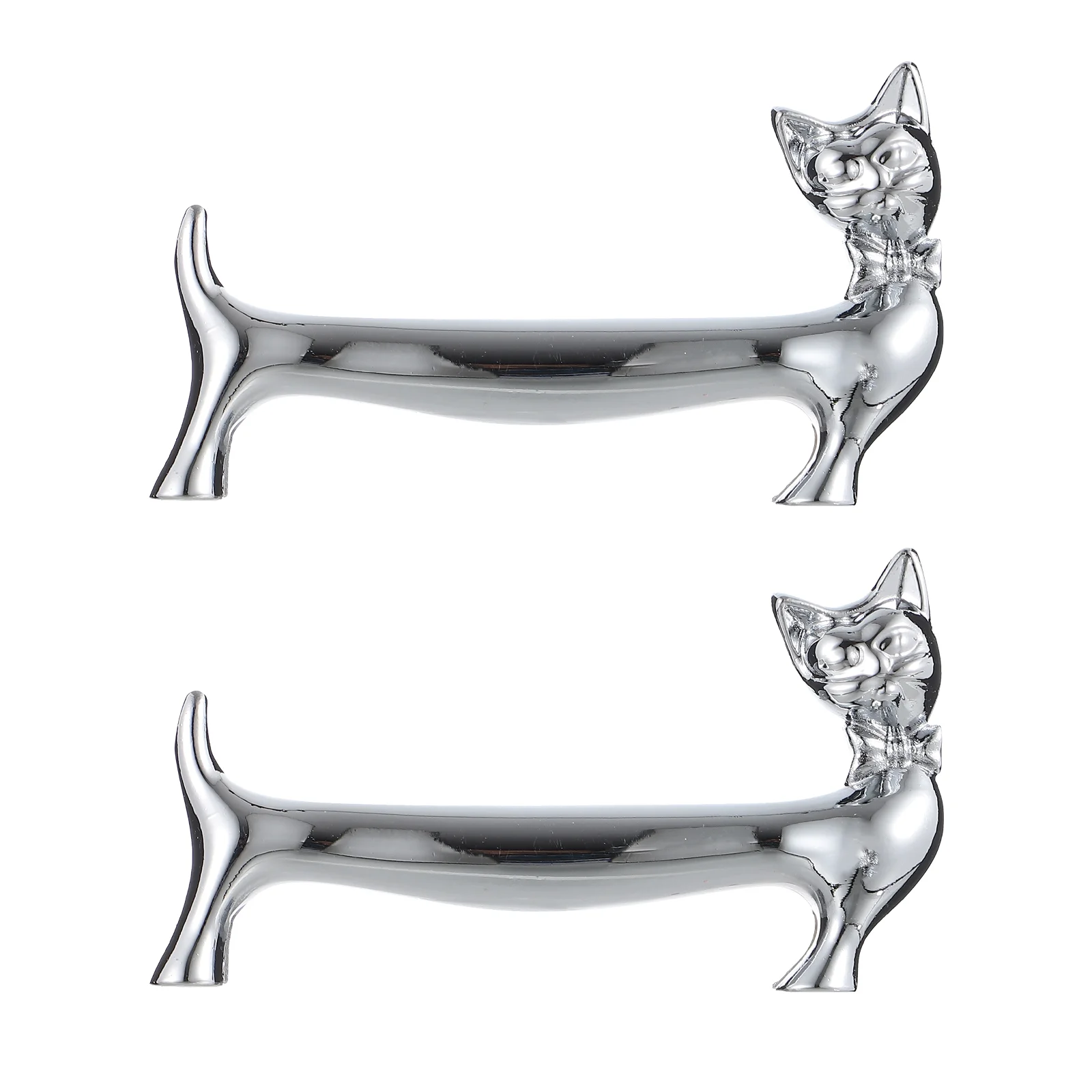 

Chopsticks Rest Holder Chopstick Spoon Stand Rack Cat Metal Rests Fork Animal Dinner Pillow Brush Cutlery Table Vintage Japanese