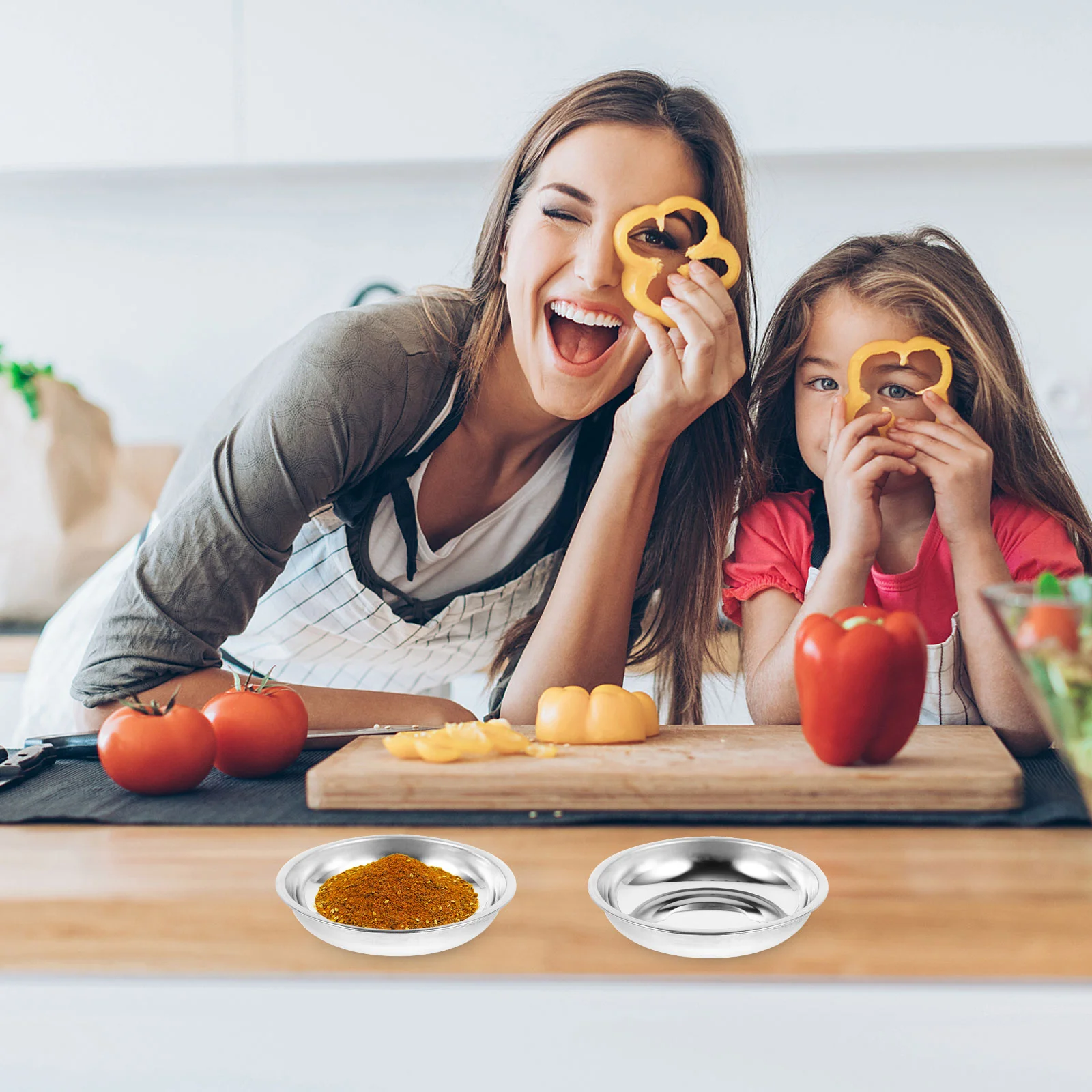 10 шт. набор дисков для соуса миски горчицы десертные блюда из нержавеющей стали