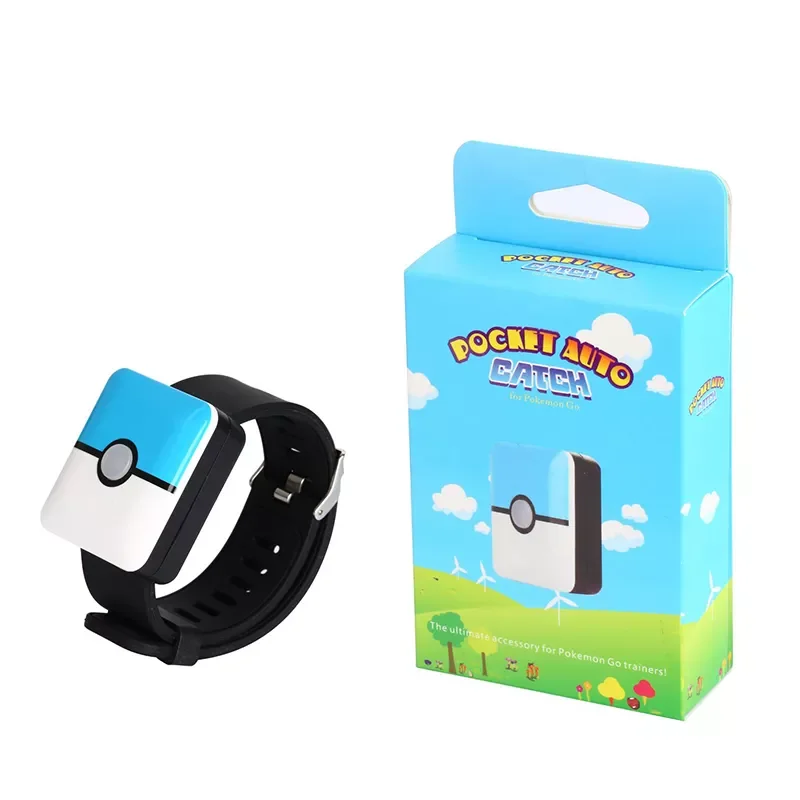 

New Auto Catch Bracelet for Pokemon Go Plus Bluetooth Rechargeable Square Bracelet Wristband for Android IOS