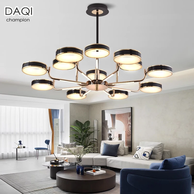

Modern master bedroom LED chandelier light home living room lighting chandelier hotel decoration chandelier lamps