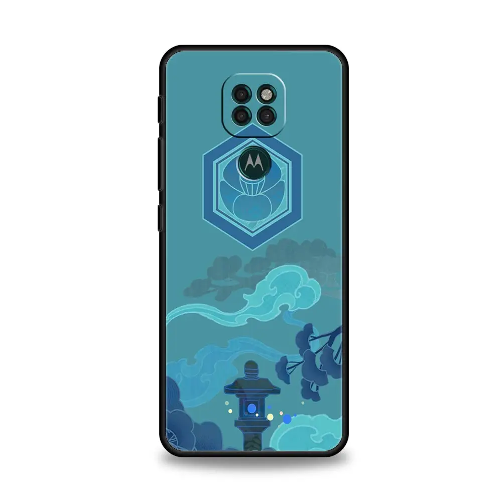 hot genshin impact game phone case for motolora moto g50 g60 g30 g9 play g8 power lite g stylus edge 20 lite one fusion cover free global shipping