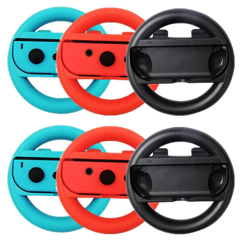 

2 pcs/Lot Racing Steering Wheel for Nintendo Switch OLED Joy con Controller NS Handle Grips for Nitendo Switch Game Accessories