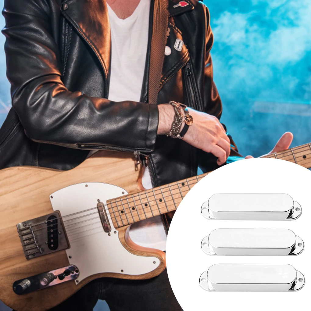

3x металлическая крышка для звукоснимателя акустической гитары, портативные профессиональные универсальные герметичные покрытия, компоне...