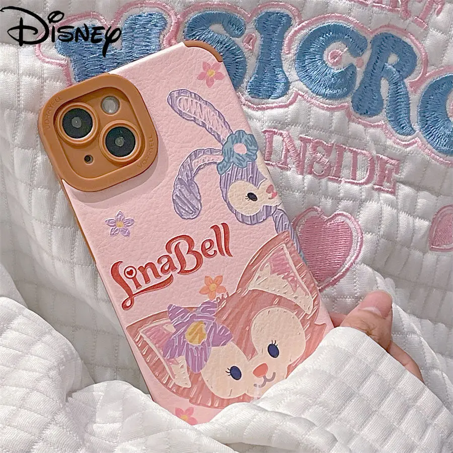 

Disney Lina Belle Leather Case for Iphone 11 12 13 Pro Max 11pro 11promax 12pro 12promax 13pro 13promxa XS MAX XR 7 8 Plus Cover