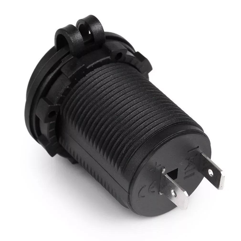 

Car Motorcycle Motorbike Cigarette Lighter Power Supply Socket Plug Outlet Power Adapter Fit For 12-24V