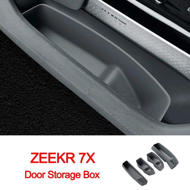 

Ящик для хранения аксессуаров ZEEKR 7X, органайзер для хранения ручек передней и задней двери, аксессуары для дверей автомобиля, боковой ящик для хранения