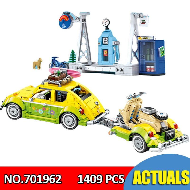

Model Car Toy Moc Ideas Creative Series 10271 Tourist Picnic Car Building Blocks Bricks Educational Toys For Boys Gifts
